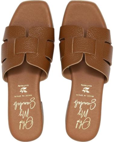 Sandalias de Mujer OH MY SANDALS SANDALIAS TACON MUJER ELENA ROBLE 5343 BRANDY