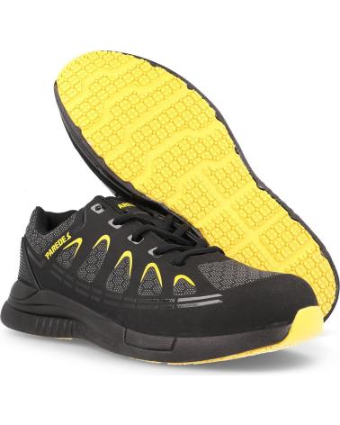Scarpe per Uomo e Donna PAREDES ZAPATILLAS DE SEGURIDAD ALTA FLEXIBILIDAD EXCALIBUR NEGRO NEGRO