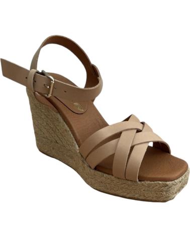 SANDALI CON ZEPPA MIS ALAS BATERAN TAUPE DA DONNA TAUPE