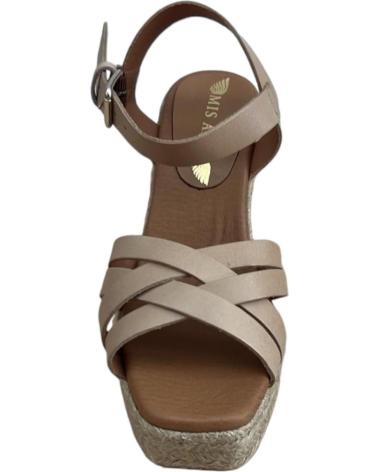SANDALI CON ZEPPA MIS ALAS BATERAN TAUPE DA DONNA TAUPE