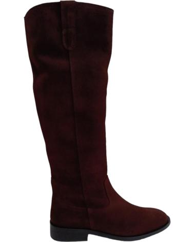 BOTAS ALTAS DE COURO MIS ALAS RETECA MARROM PARA MULHER CUERO