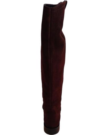 BOTAS ALTAS DE COURO MIS ALAS RETECA MARROM PARA MULHER CUERO