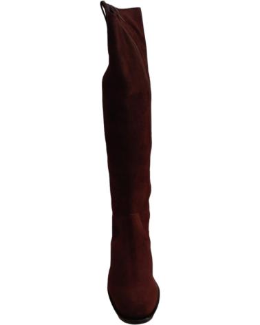BOTAS ALTAS DE COURO MIS ALAS RETECA MARROM PARA MULHER CUERO