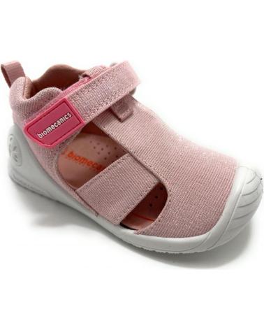 Sandalias de Niña BIOMECANICS SANDALIA PRIMEROS PASOS 242189 METALIZADO ROSA