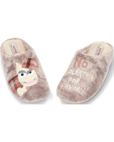 Woman House slipers VUL-LADI PANTUFLAS PARA MUJER DE VULLADI MODELO 6623 MONTBLANCPARDO