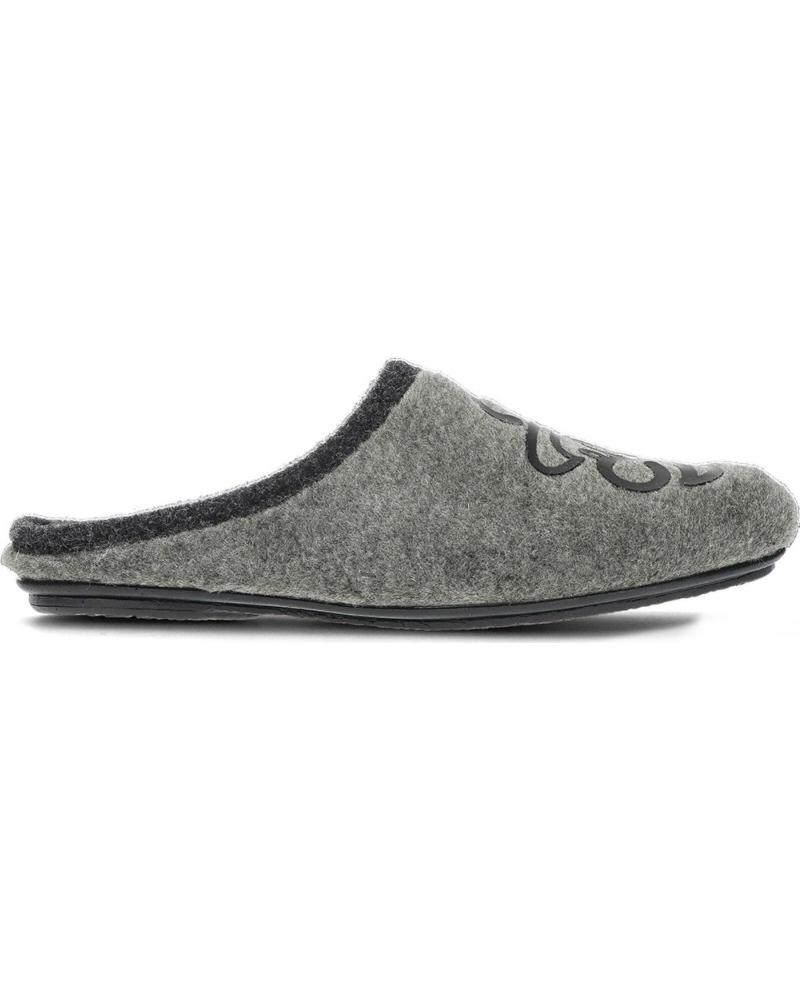 Pantoufles pour Homme VUL-LADI PANTUFLAS PARA HOMBRE DE VULLADI MODELO 6651 MUTONJASPGRIS