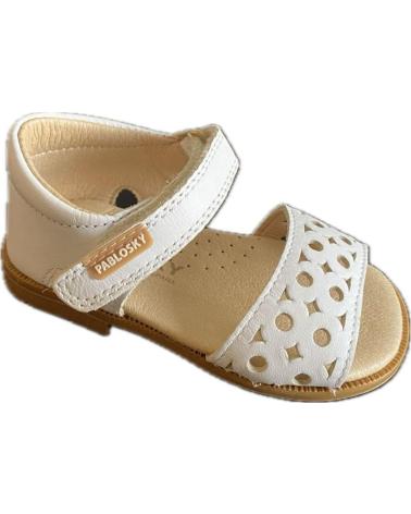 Sandálias de Menina PABLOSKY SANDALIAS DE NINA 054400 BLANCO