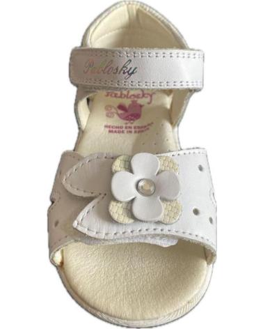 Sandales pour Fille PABLOSKY SANDALIAS DE NINA 079500 BLANCO