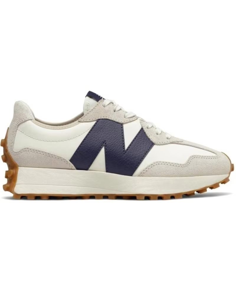 BASKETS NEW BALANCE WS327 BEIGE ET BLEU MARINE BLANCO