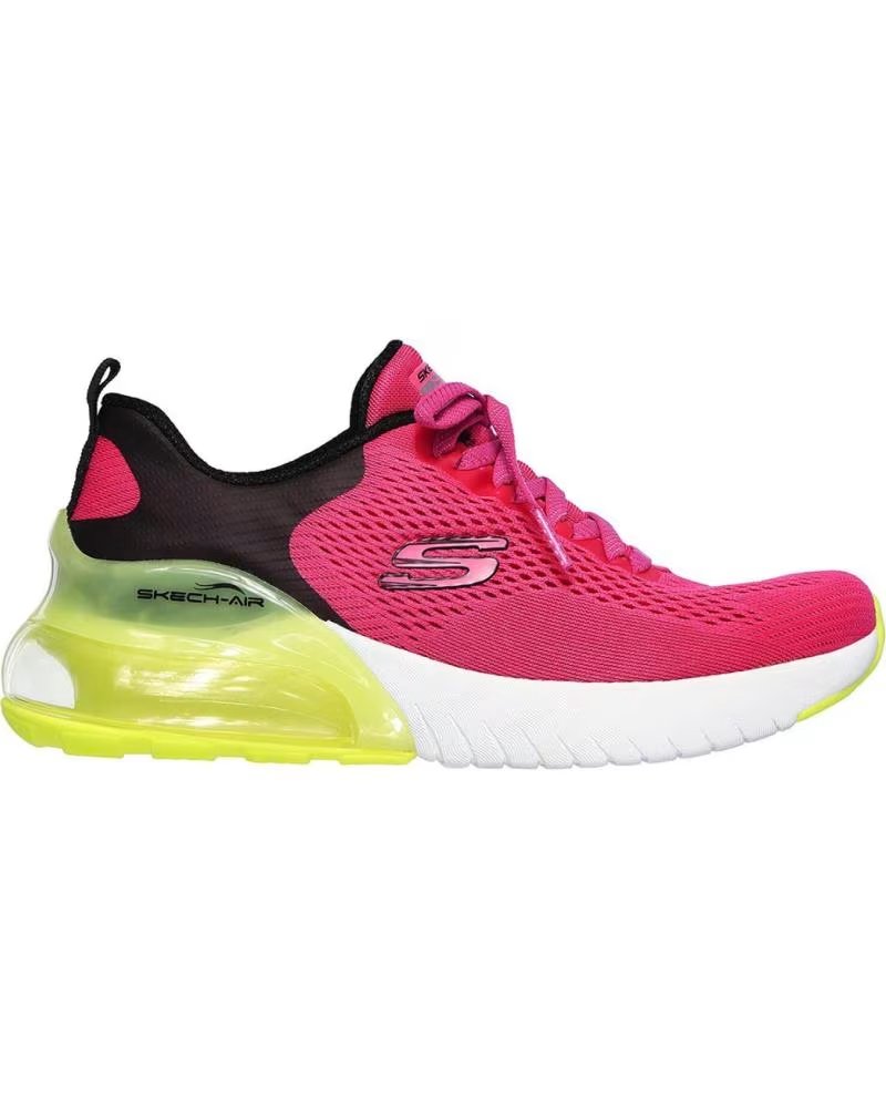 Sportif pour Femme SKECHERS  ZAPATILLA SKECH-AIR WIND BREEZE ROSA LIMA 13278-HPLM MULTICOLOR FUCSIA