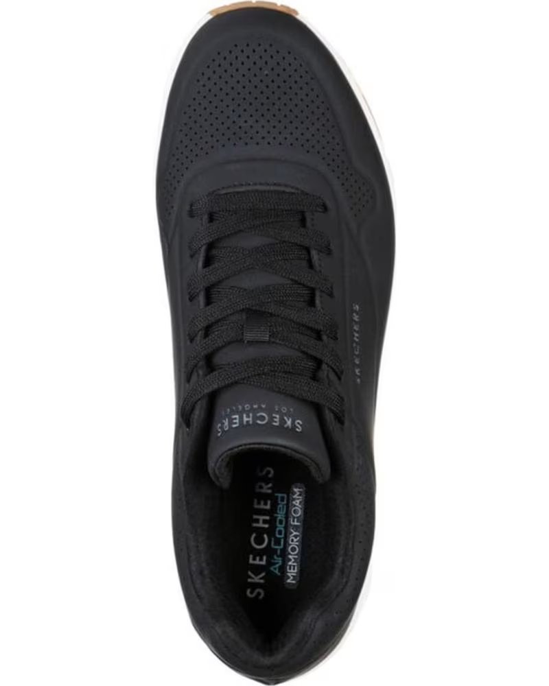 SKECHERS UNO STAND ON AIR 52458 MEN´S SNEAKERS BLACK AIRE