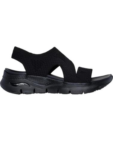 SKECHERS ARCH FIT SANDAL NEGRA NEGRO