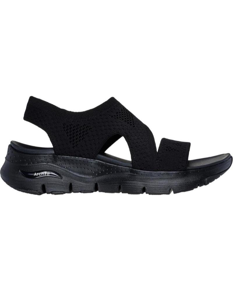 SKECHERS ARCH FIT SANDAL NEGRA NEGRO
