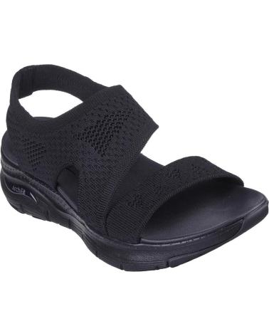 SKECHERS ARCH FIT SANDAL NEGRA NEGRO