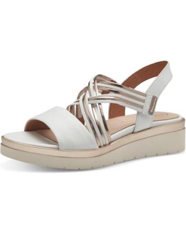 Sandali-De-Mujer-TAMARIS-88707-PIEL-BLANCA-ORO-BLANCO