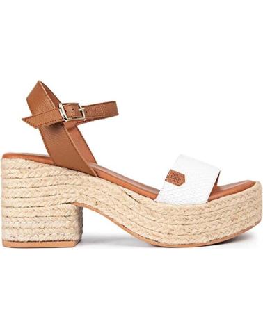 Sandali per Donna POPA ABAKA SNAKE -CUERO BLANCO