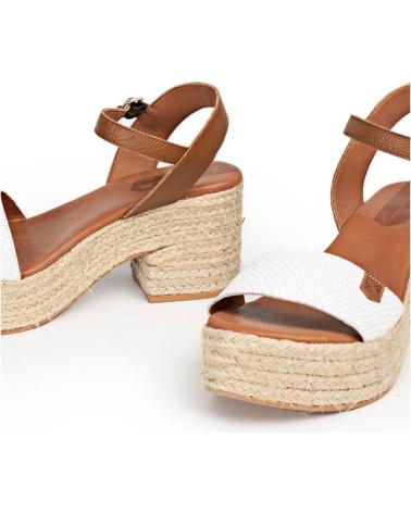 Sandali per Donna POPA ABAKA SNAKE -CUERO BLANCO