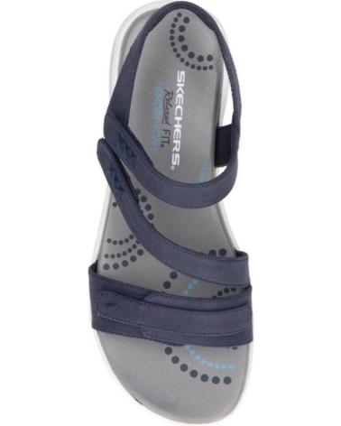 Sandálias de Mulher SKECHERS SANDALIA MUJER 163474 MODELO 163474 AZUL