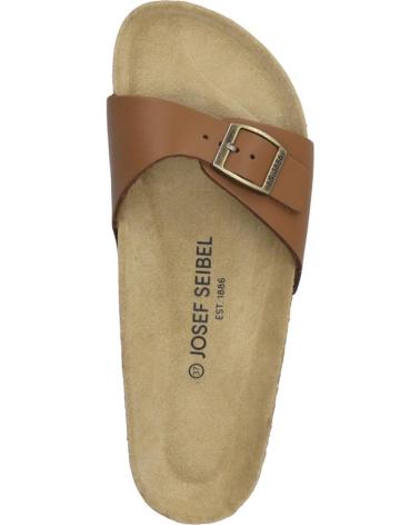 Chinelos de Mulher JOSEP SEIBEL BIANCA-04 PIEL MARRON