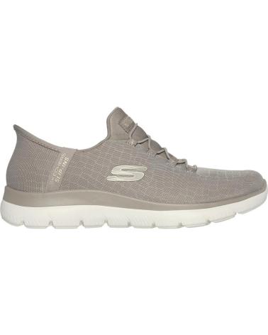 Deportivas de Mujer SKECHERS SLIP-INS SUMMITS CLASSY NIGHT TAUPE