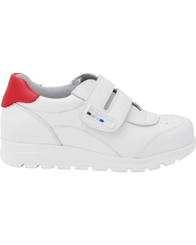Esportes  de Menina e Menino ANGELITOS ZAPATILLAS DEPORTE 903 DEPORTIVO COLEGIAL BLANCO