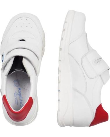 Esportes  de Menina e Menino ANGELITOS ZAPATILLAS DEPORTE 903 DEPORTIVO COLEGIAL BLANCO