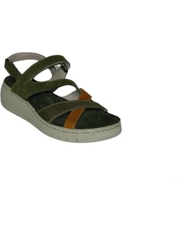 Sandalen für Damen ERASE SANDALIAS CUNA MUJER DE PIEL MARRóN