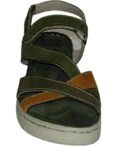 Sandalen für Damen ERASE SANDALIAS CUNA MUJER DE PIEL MARRóN