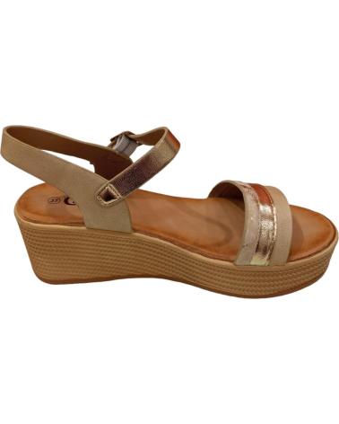 Sandalen für Damen MAWEN SANDALIA CUNA MUJER BEIGE