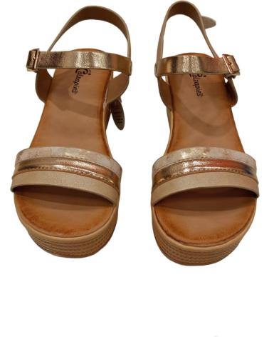 Sandalen für Damen MAWEN SANDALIA CUNA MUJER BEIGE