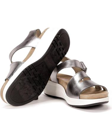 Zapatos de Mujer FLUCHOS SANDALIAS PLANAS F1478 MUJER ORO DORADO