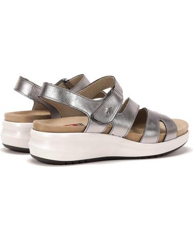 Zapatos de Mujer FLUCHOS SANDALIAS PLANAS F1478 MUJER ORO DORADO