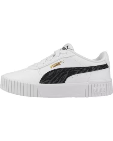 Deportivas de Niña y Niño PUMA ZAPATILLAS NINO MODELO CARINA 2 0 ZEBRA PS COLOR BLANCO WHIT WHITE