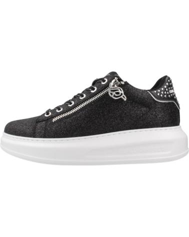 Deportivas de Mujer KARL LAGERFELD ZAPATILLAS MUJER MODELO KAPRI STUD ZIP LO LACE COLOR NEGRO G G0S BLACK