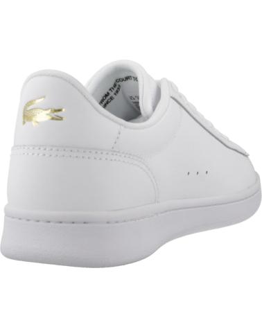 Deportivas de Mujer LACOSTE ZAPATILLAS MUJER MODELO CARNABY COLOR BLANCO WHTGLD