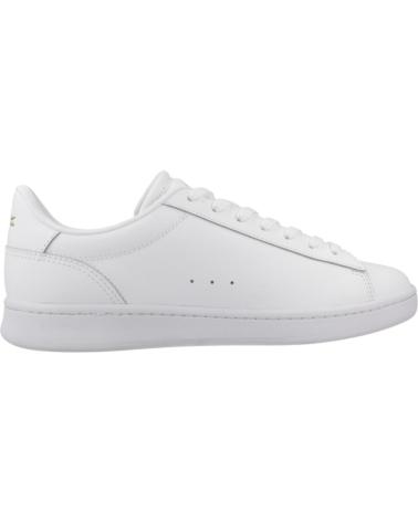Deportivas de Mujer LACOSTE ZAPATILLAS MUJER MODELO CARNABY COLOR BLANCO WHTGLD
