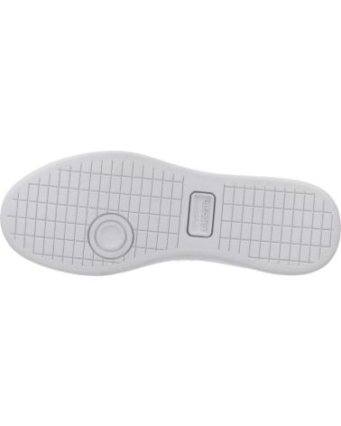 Deportivas de Mujer LACOSTE ZAPATILLAS MUJER MODELO CARNABY COLOR BLANCO WHTGLD