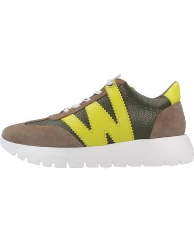 WONDERS SPORTLICHE SNEAKER RACER A-2476 TAUPE/BRAUN TAUPE