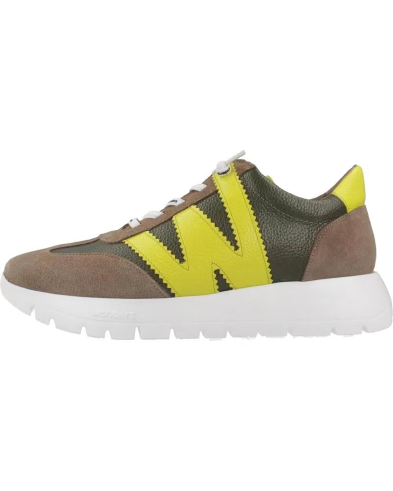 WONDERS SPORTLICHE SNEAKER RACER A-2476 TAUPE/BRAUN TAUPE