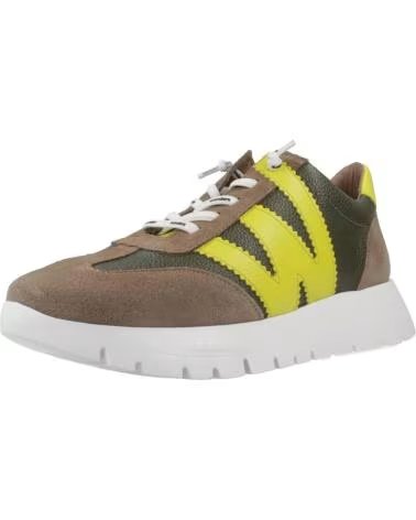WONDERS SPORTLICHE SNEAKER RACER A-2476 TAUPE/BRAUN TAUPE