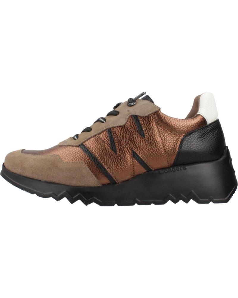 Sneaker für Damen WONDERS ZAPATILLAS MUJER MODELO E6750 COLOR BRONCE TPR