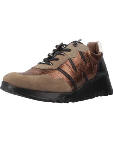 Sneaker für Damen WONDERS ZAPATILLAS MUJER MODELO E6750 COLOR BRONCE TPR