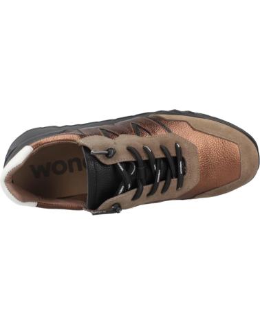 Sneaker für Damen WONDERS ZAPATILLAS MUJER MODELO E6750 COLOR BRONCE TPR