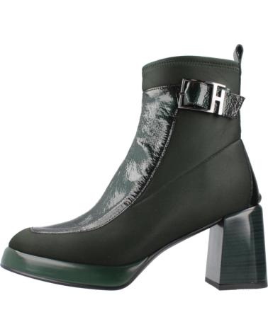 Stiefel für Damen HISPANITAS BOTINES MUJER MODELO HI243664 COLOR VERDE FOREST