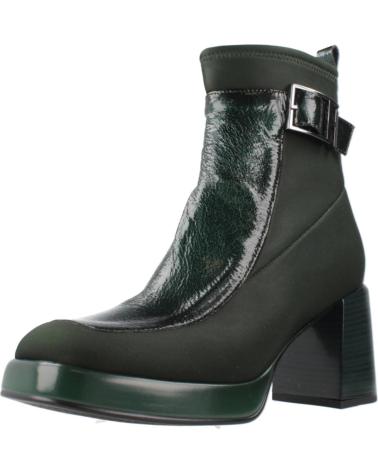 Stiefel für Damen HISPANITAS BOTINES MUJER MODELO HI243664 COLOR VERDE FOREST