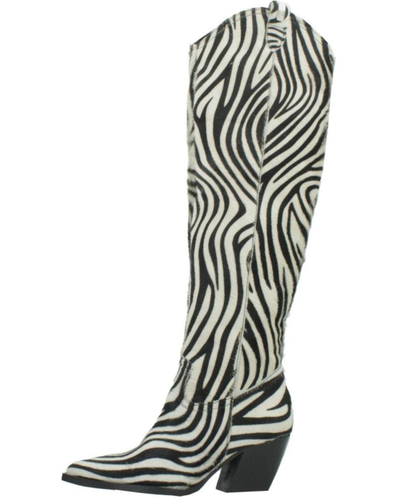 Boots für Damen YELLOW BOTAS MUJER MODELO NOE COLOR ANIMAL PRINT ZEBRA