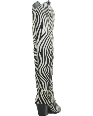 Boots für Damen YELLOW BOTAS MUJER MODELO NOE COLOR ANIMAL PRINT ZEBRA