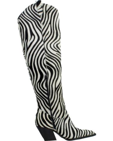 Boots für Damen YELLOW BOTAS MUJER MODELO NOE COLOR ANIMAL PRINT ZEBRA
