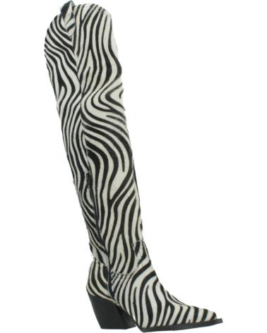 Boots für Damen YELLOW BOTAS MUJER MODELO NOE COLOR ANIMAL PRINT ZEBRA