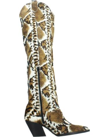 Boots für Damen YELLOW BOTAS MUJER MODELO NOE COLOR ANIMAL PRINT PYTONE